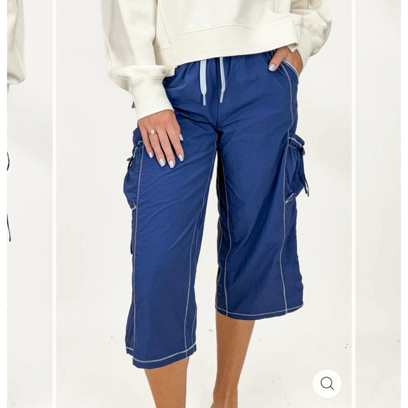 FP Movement Pants - NWT Free People Movement Grassroots Pants Blue Size Small